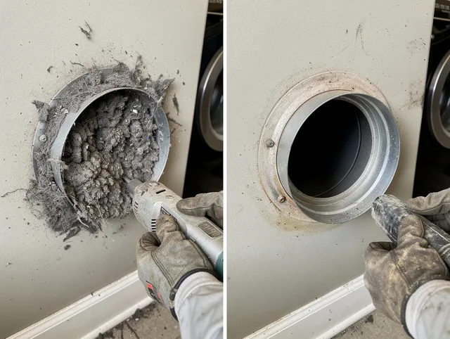 Professional clogged vent cleaning by New Milford Dryer Vent Cleaning in New Milford