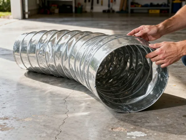 New Milford Dryer Vent Cleaning specialist using advanced equipment for thorough duct cleaning in New Milford