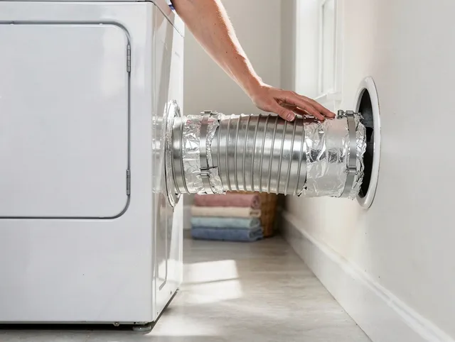 Professional dryer vent hose installation by New Milford Dryer Vent Cleaning in New Milford