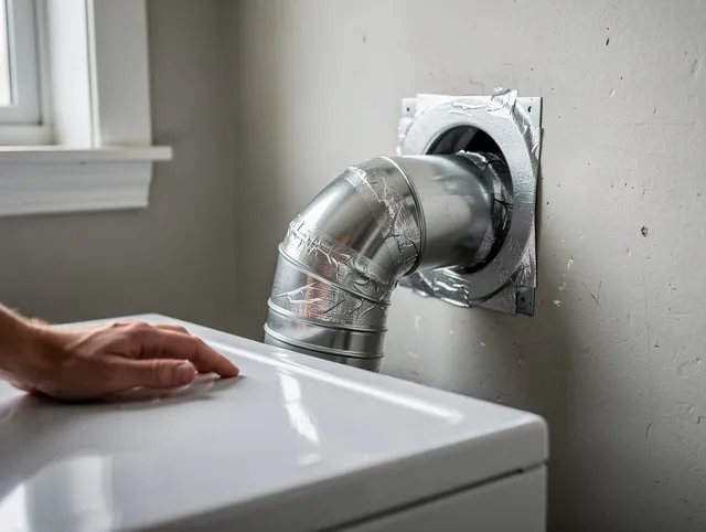 New Milford Dryer Vent Cleaning expert performing professional dryer vent repair and installation in New Milford