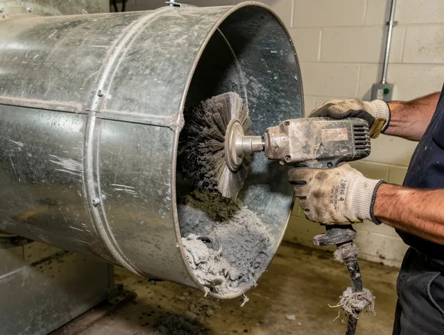 Industrial-grade dryer vent cleaning by New Milford Dryer Vent Cleaning in New Milford